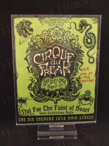 cirque flyer display