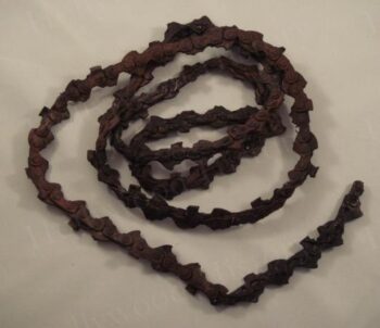 chris’ (desmond harrington) chainsaw blade