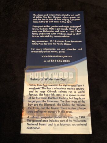 bates motel pamphlet #1