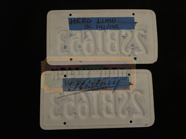 Happytime Murders Limo License Plate Front_01