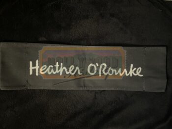 heather o’rourke’s production used chairback
