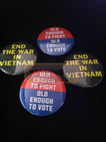 protester pins