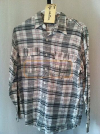 rocky jr.’s (sage stallone) plaid shirt