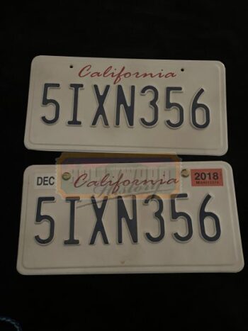 tommy’s chrysler license plate (set #2)