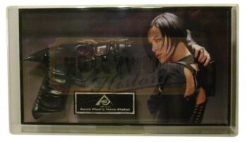 (charlize theron) prop gas firing pistol