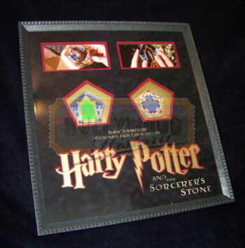 framed chocolate frog wizard trading cards