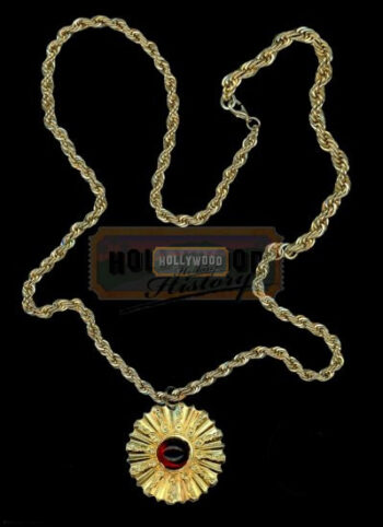 gold medallion necklace