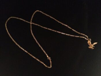 hancock’s golden eagle necklace