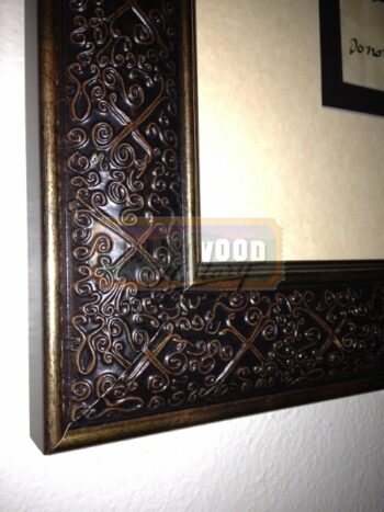 harry’s framed bedroom owl poster