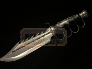 hero metal autographed chromeskull knife