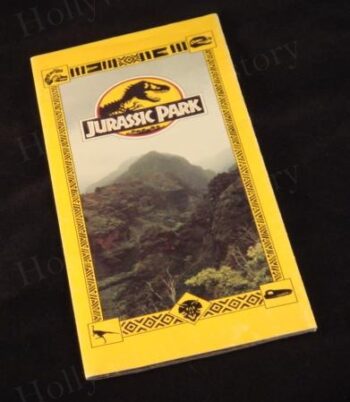 jurassic park visitors brochure
