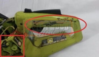 leatherface autographed green chainsaw