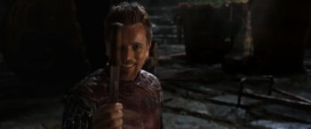 jack’s (nicholas hoult) stunt knife