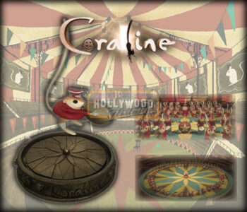 circus mouse puppet with symbols