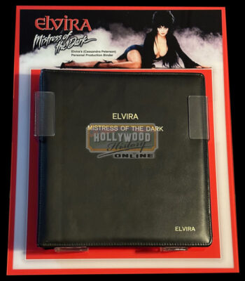 Elvira's Production Used Annotated Binder