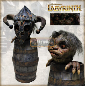 goblin puppet head and helmet