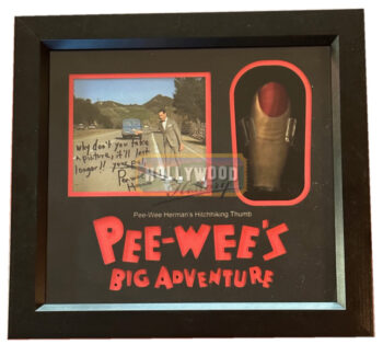 pee-wee's (paul reubens) hitchhiking thumb