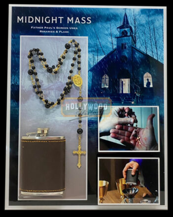 father paul hill's (hamish linklater) flask and prayer beads