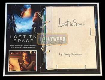 penny robinson's (mina sundwall) lost in space journal and pencils