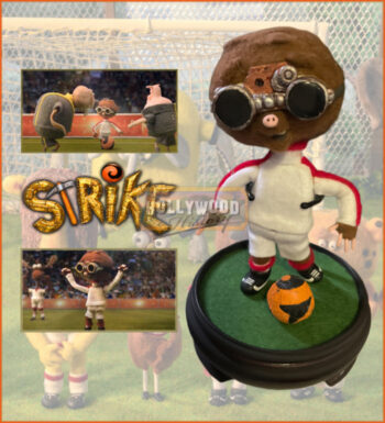 mungo puppet and soccer ball