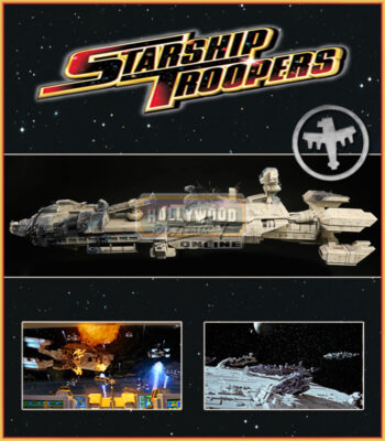 Battle-Damaged Federation Corvette Transport Model Miniature