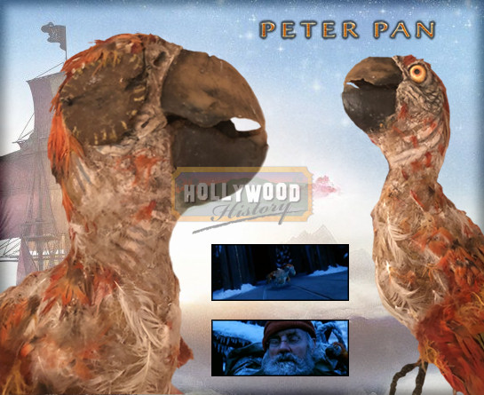 captain hook's peg legged parrot puppet