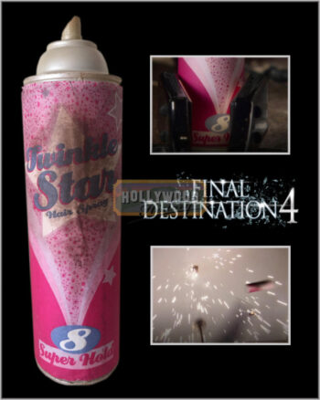twinkle star hair spray can