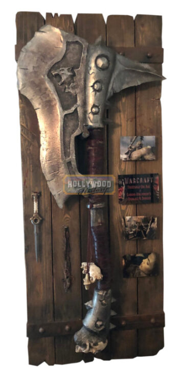 frostwolf orc axe, garona's dagger, and tusk necklace