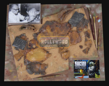 yoda's screen used facial prosthetics