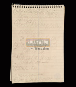 Jigsaw’s (Tobin Bell) Notepad