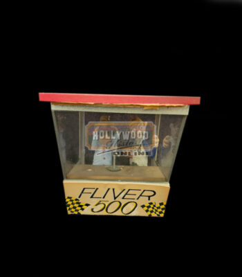 The Fliver 500 Booth And Announcer Puppets