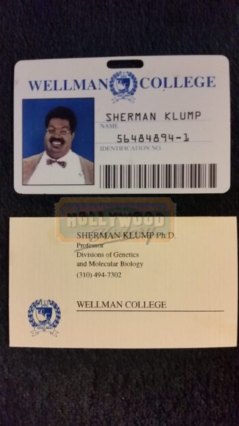 Sherman Klump’s Business And Id Cards