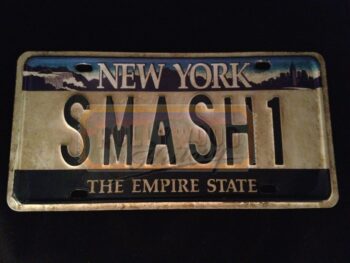 Smash1 License Plate (Clean Version)