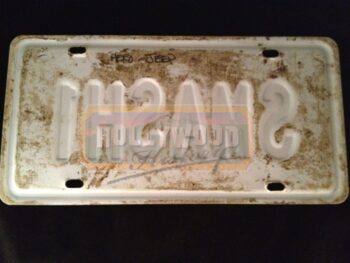 Smash1 License Plate (Clean Version)