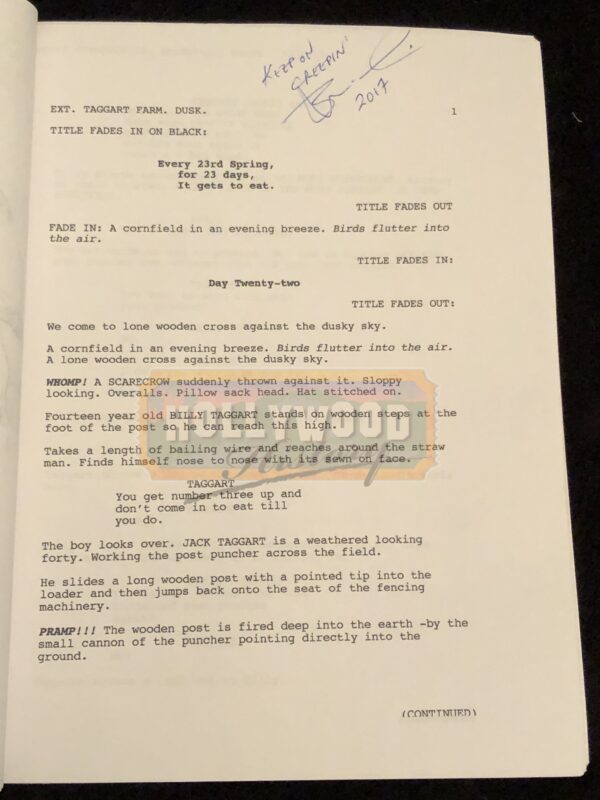 Signed Script (Brian Penikas)