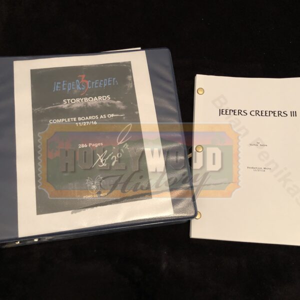 Signed Script And Story Boards (Brian Penikas)