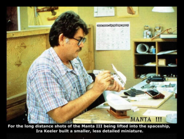 Manta Iii Ship Model Miniature