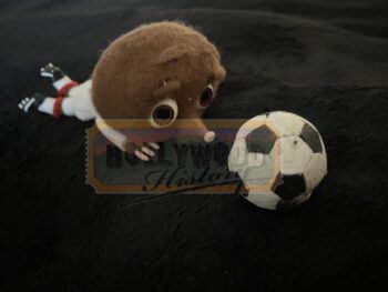 Mungo In Uniform With Soccer Ball