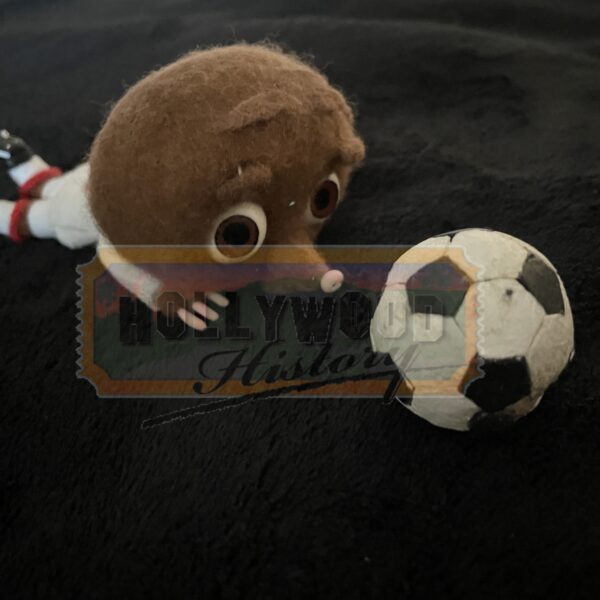 Mungo In Uniform With Soccer Ball