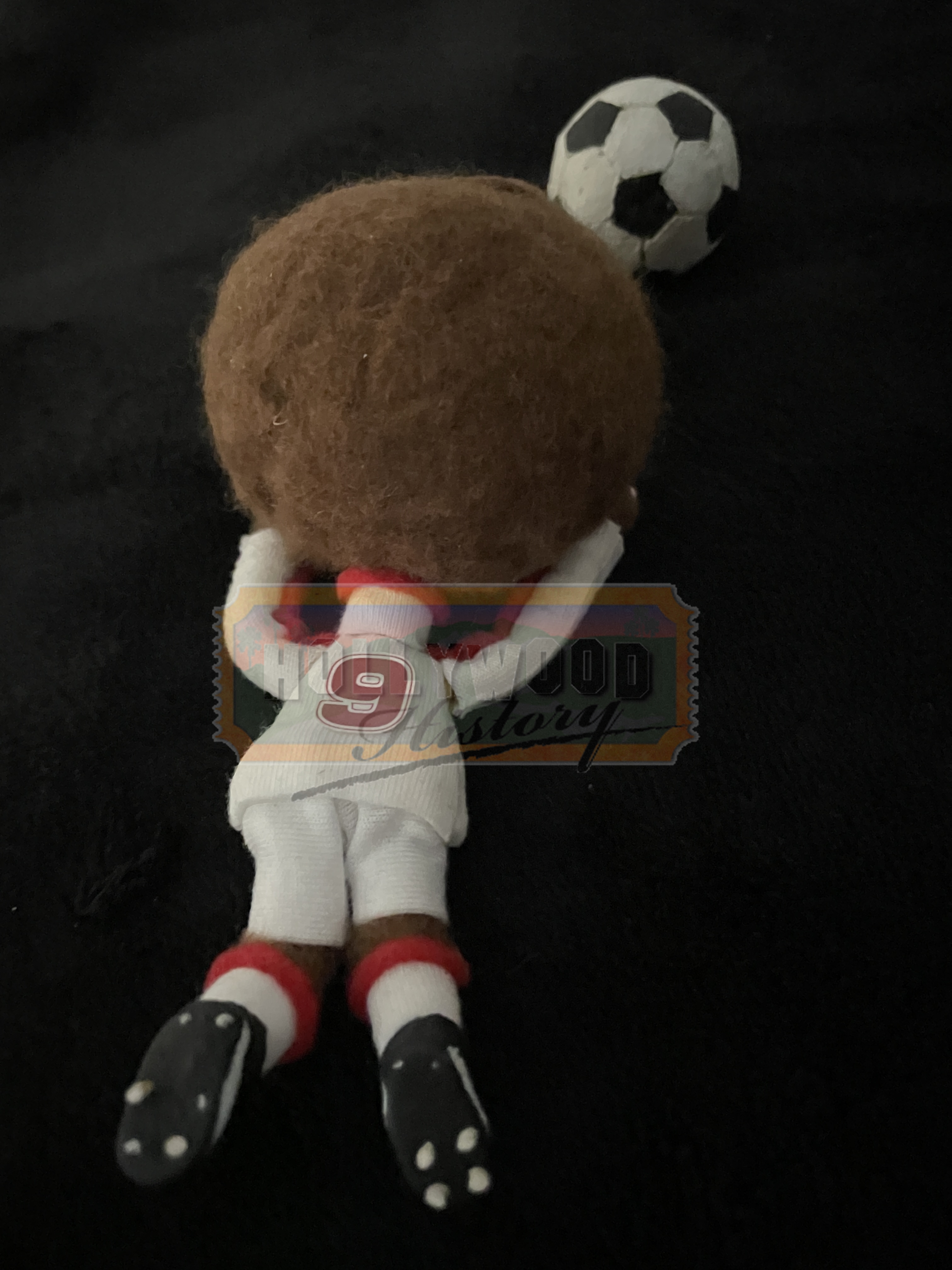 Mungo In Uniform With Soccer Ball